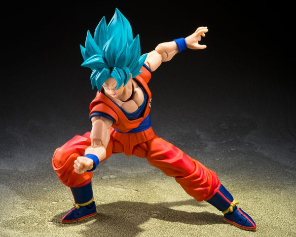 Dragon Ball Super S.H.Figuarts Action Figure Super Saiyan God Super Son Guko (Blue power transcendin 2