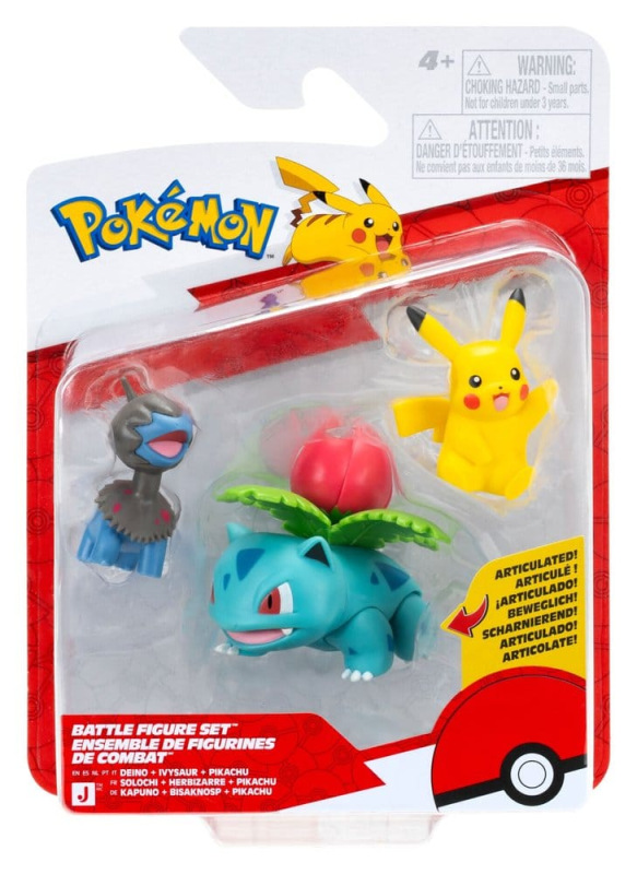 Pokémon Battle Figure Action Figures 3-Pack ver. 29 Assortment (4) 2