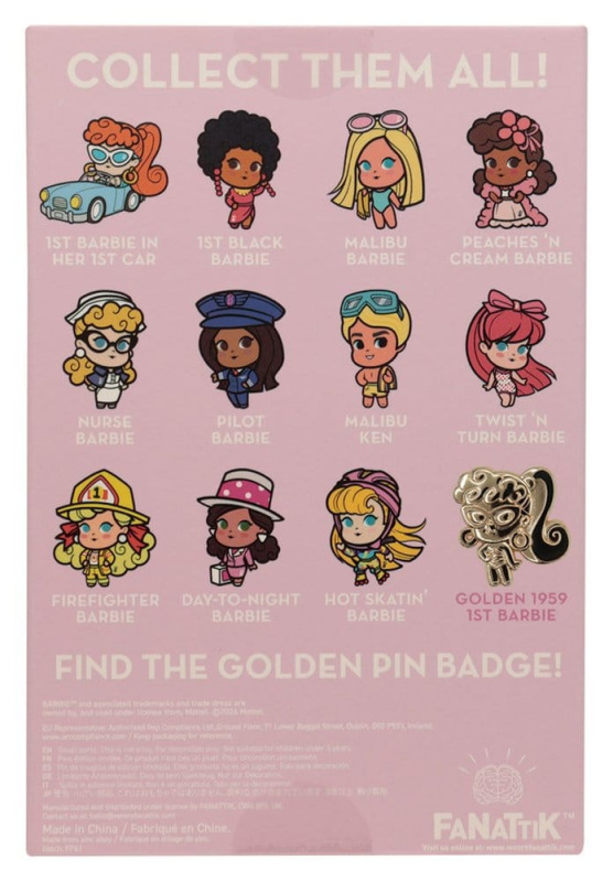 Barbie Mystery Pin Badges Blind Box Display (12) 14