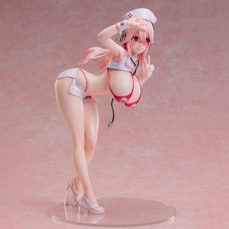 Super Sonico PVC Statue 1/6 Super Sonico Nurse Bikini Ver. 22 cm 2