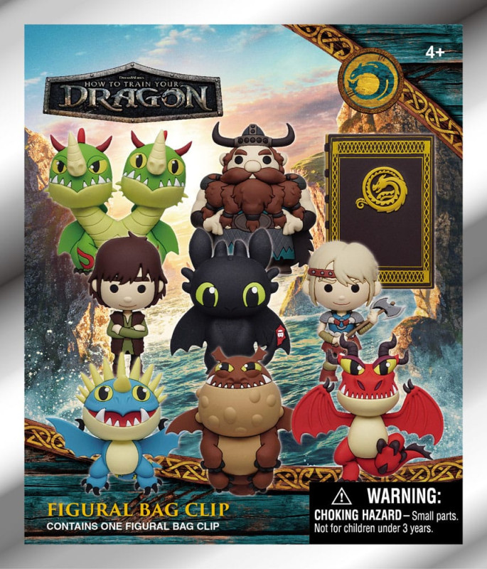 How to train your Dragon 3D PVC Bag Clips 2025 Movie Display (24) 2