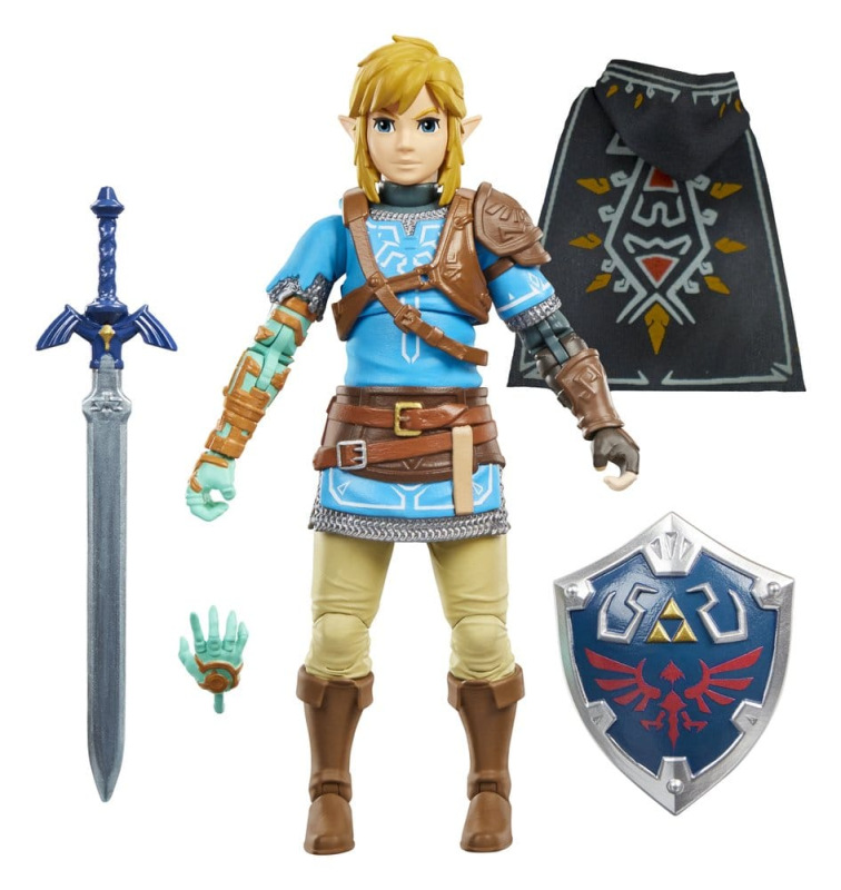 The Legend of Zelda: Tears of the Kingdom Heroes of Hyrule Action Figure Link 15 cm 9