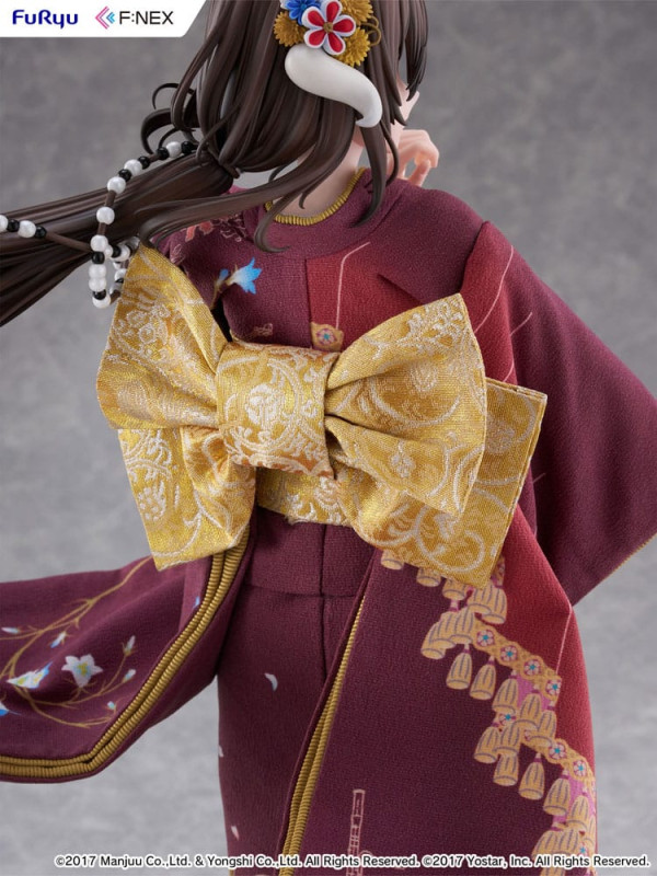 Azur Lane F:Nex PVC Statue 1/4 Mikasa blue flower komachi Ver. Japanese Doll 43 cm 6