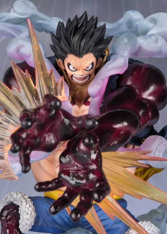 One Piece FiguartsZERO PVC Statue Monkey D. Luffy Gear 4 Leo Bazooka Reissue 18 cm 4