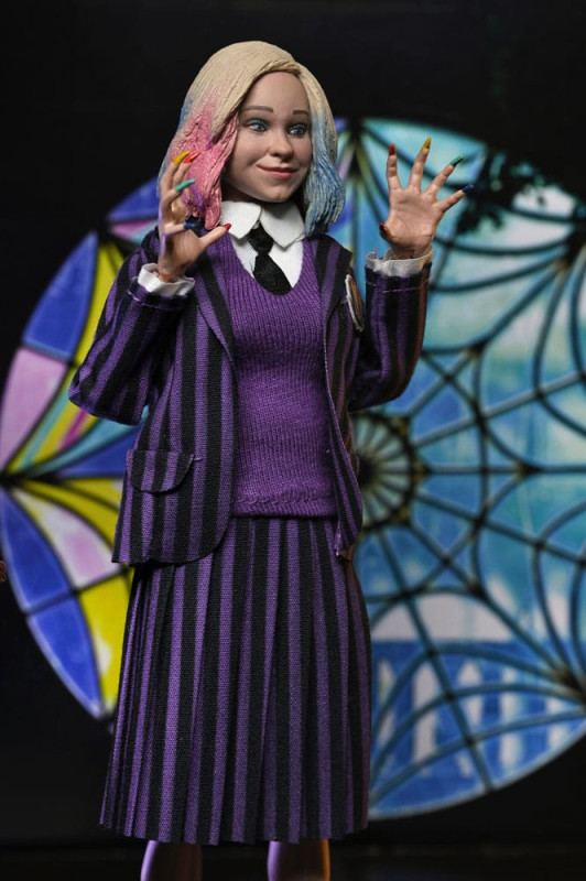 Wednesday Action Figures 2 Pack Wednesday Addams (Nevermore Uniform) and Enid 20 cm 7