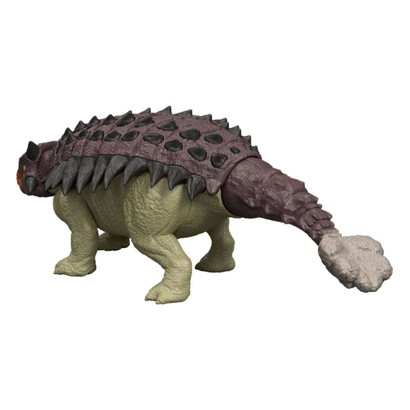 Jurassic World Rebirth Action Figure with Sound Wild Roar Ankylosaurus 7 cm 1