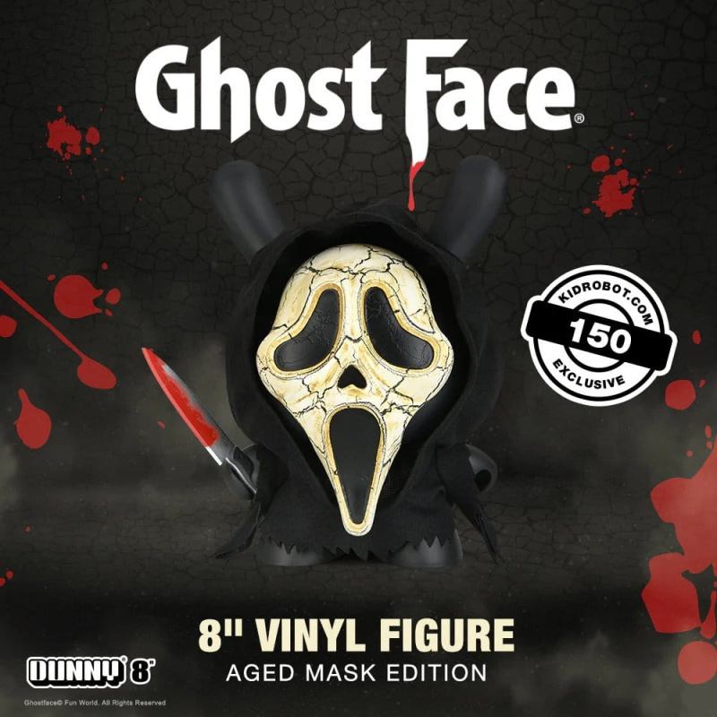 Ghost Face Dunny Art Toy Vinyl Figure Aged Mask Edition 20 cm 1