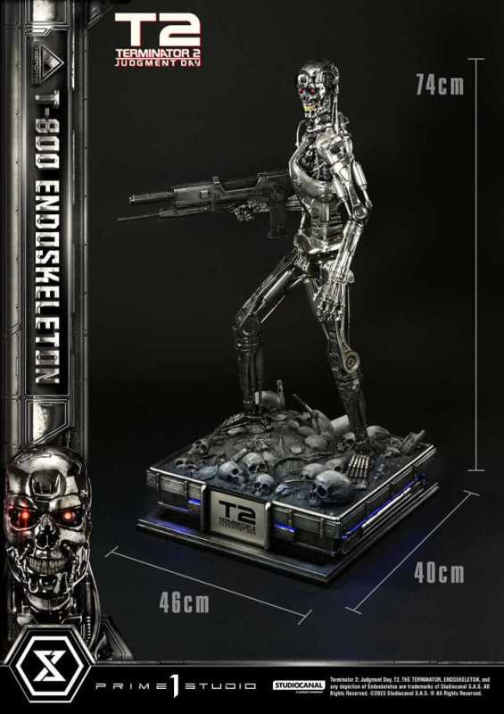 Terminator 2 Museum Masterline Series Statue 1/3 Judgment Day T800 Endoskeleton 74 cm 5