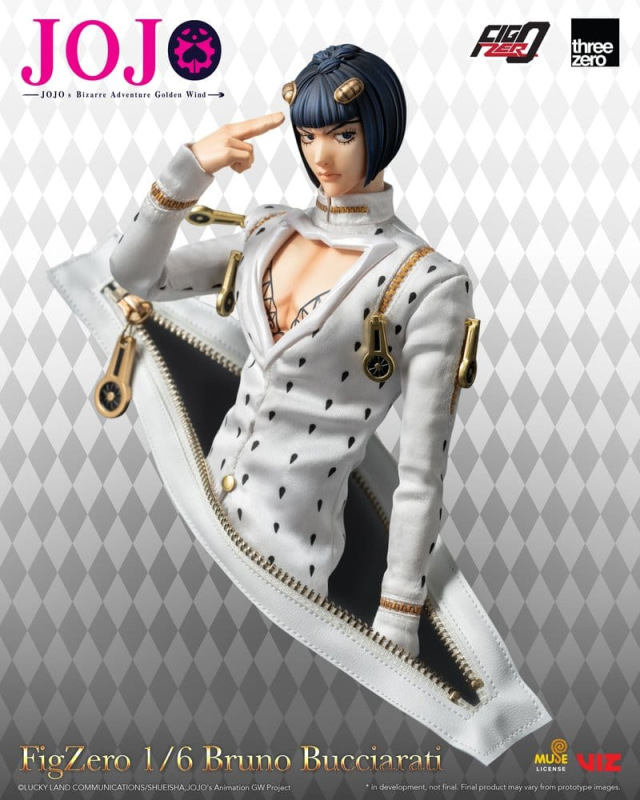 Jojo's Bizarre Adventure: Golden Wind FigZero Action Figure 1/6 Bruno Bucciarati 31 cm 6
