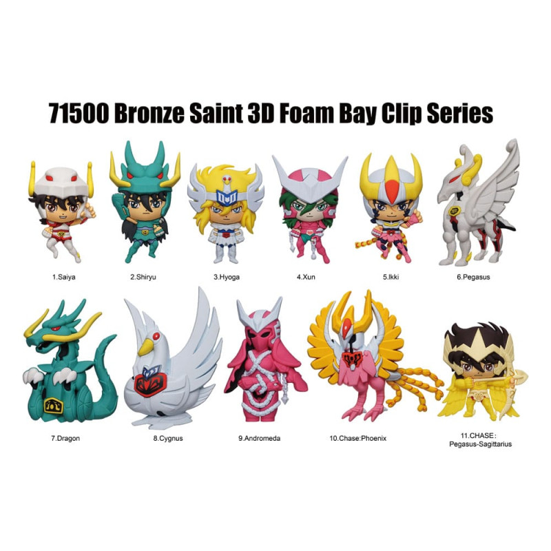 Saint Seiya 3D Foam Bag Clips Series 1 Display (24) 2