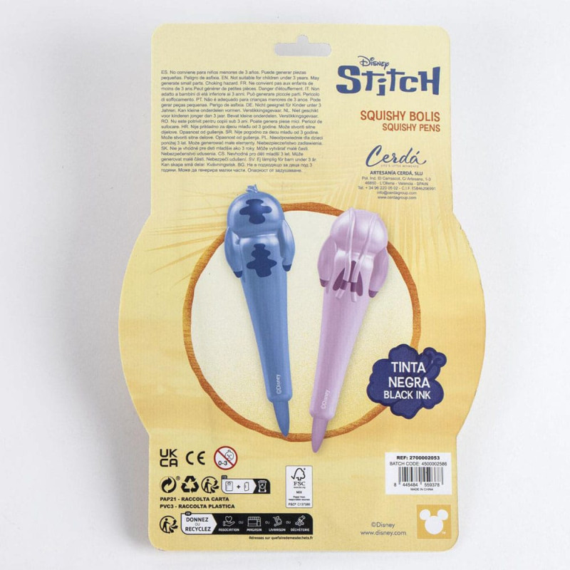 Loli & Stitch Squishy ball pen 2-Pack 5