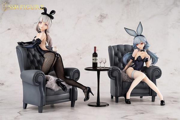 Original Character SSR PVC Statuen 1/7 Yi Ren Guan - House of Unhumans Jin Hua: Bunny Ver. + Qiao Er