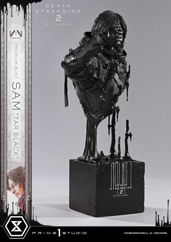 Death Stranding 2: On the Beach Premium Bust 1/3 Sam Tar Black 44 cm 8