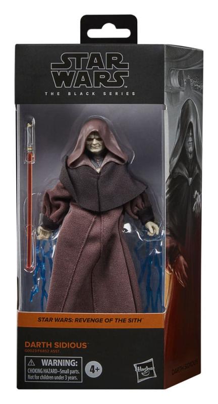 Star Wars Episode III Black Series Action Figure Darth Sidious 15 cm