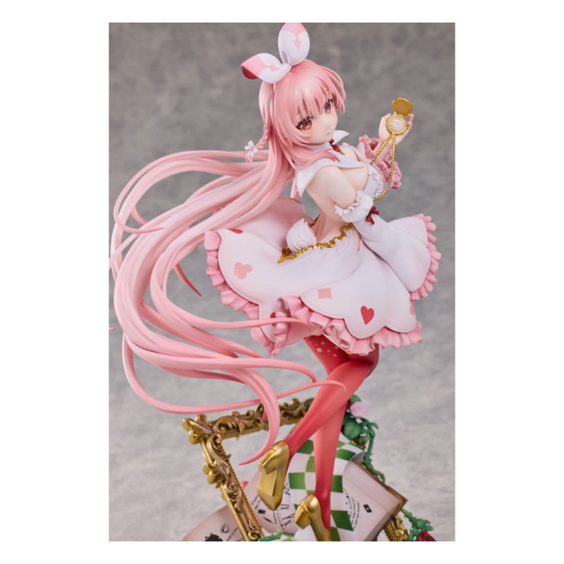 Original Character PVC Statue 1/7 White Rabbit Rosu Wonderland Ver. Illustrated by Rosuuri Deluxe Ed 8