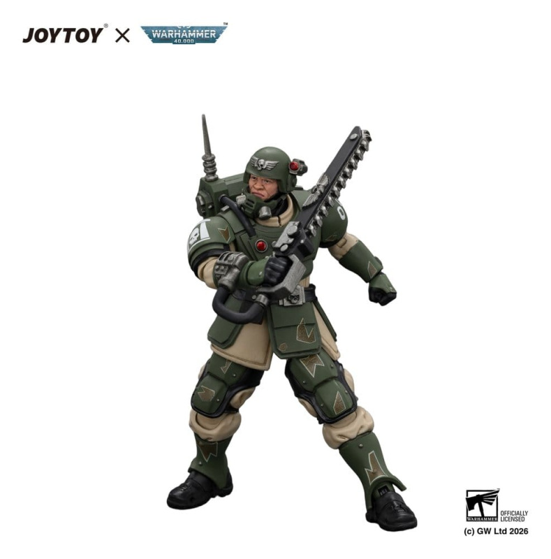 Warhammer Action Figure Astra Militarum Kasrkin 1 with Chainsword and Plasma Pistol 2