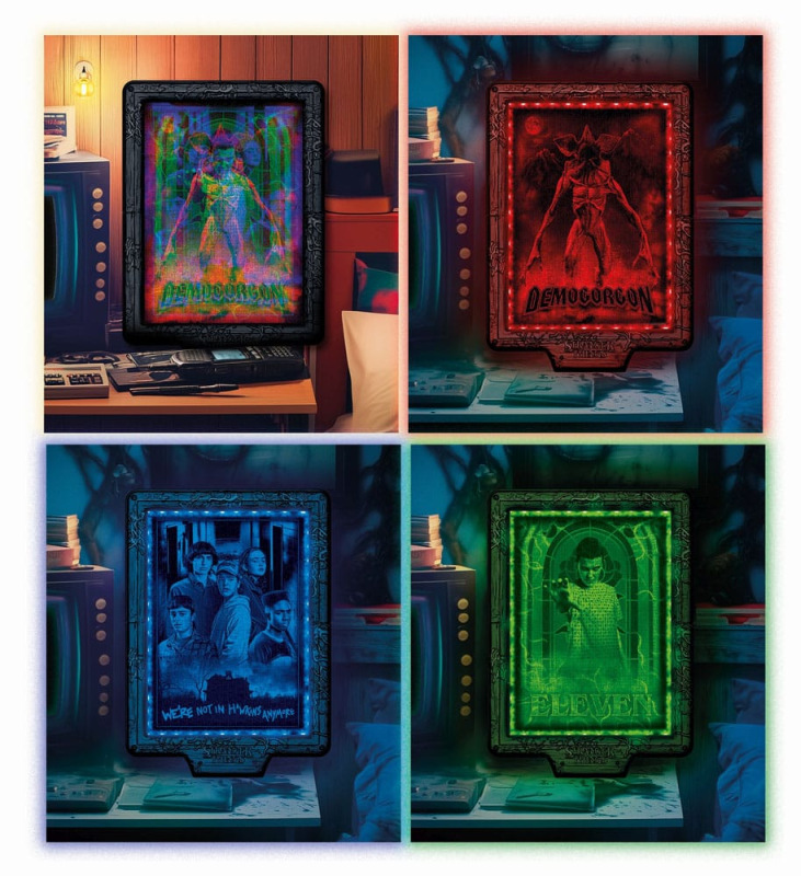 Stranger Things Metamorphic Art Collection Jigsaw Puzzle with Light-Up Effect Demogorgon (520 pieces 5