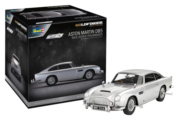 James Bond Revell Advent Calendar Aston Martin DB5 Model Kit 21 cm