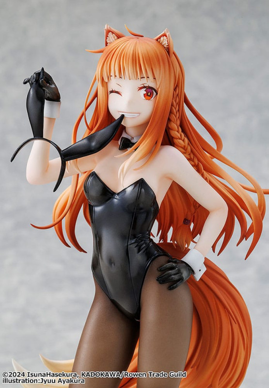 Spice and Wolf: Merchant Meets the Wise Wolf PVC Statue 1/7 Holo Light Novel bunny Ver. illustration 6