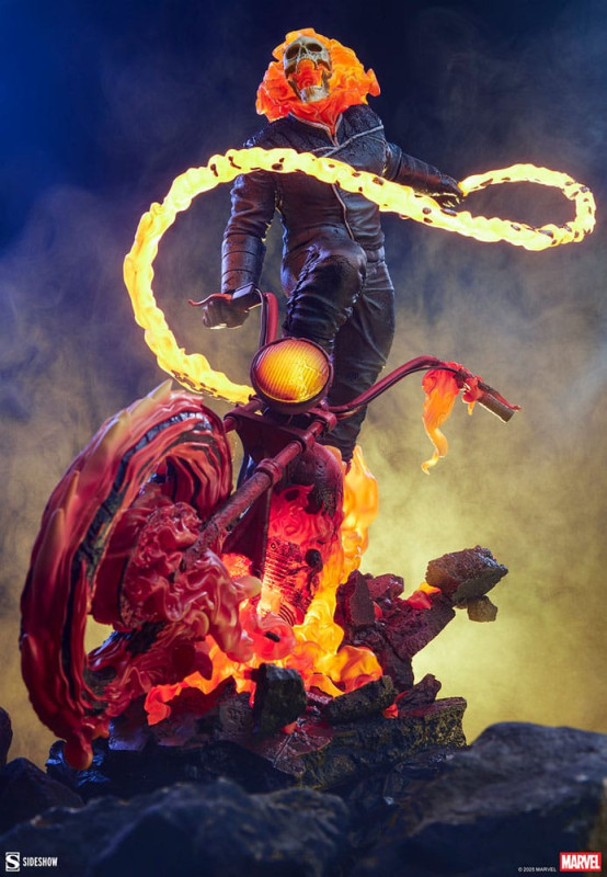 Marvel Premium Format Statue Ghost Rider (Classic Variant) 53 cm 4