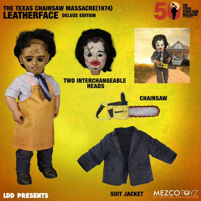 The Texas Chainsaw Massacre (1974) Living Dead Dolls Doll Leatherface Deluxe Edition 27 cm 6
