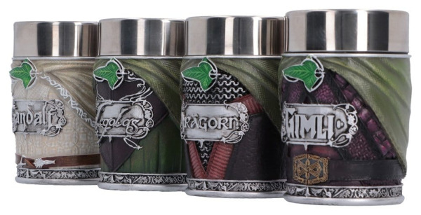 Lord of the Rings Mini Cup Set The Fellowship 4 cm 1