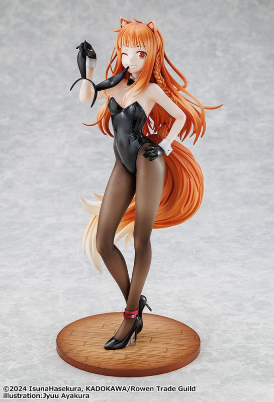 Spice and Wolf: Merchant Meets the Wise Wolf PVC Statue 1/7 Holo Light Novel bunny Ver. illustration 2