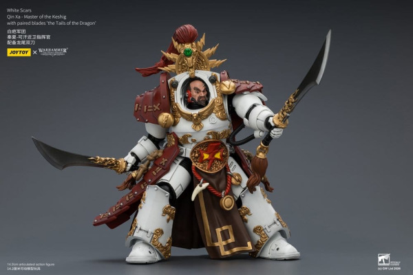 Warhammer The Horus Heresy Action Figure White Scars Qin Xa - Master of the Keshig 14 cm 8