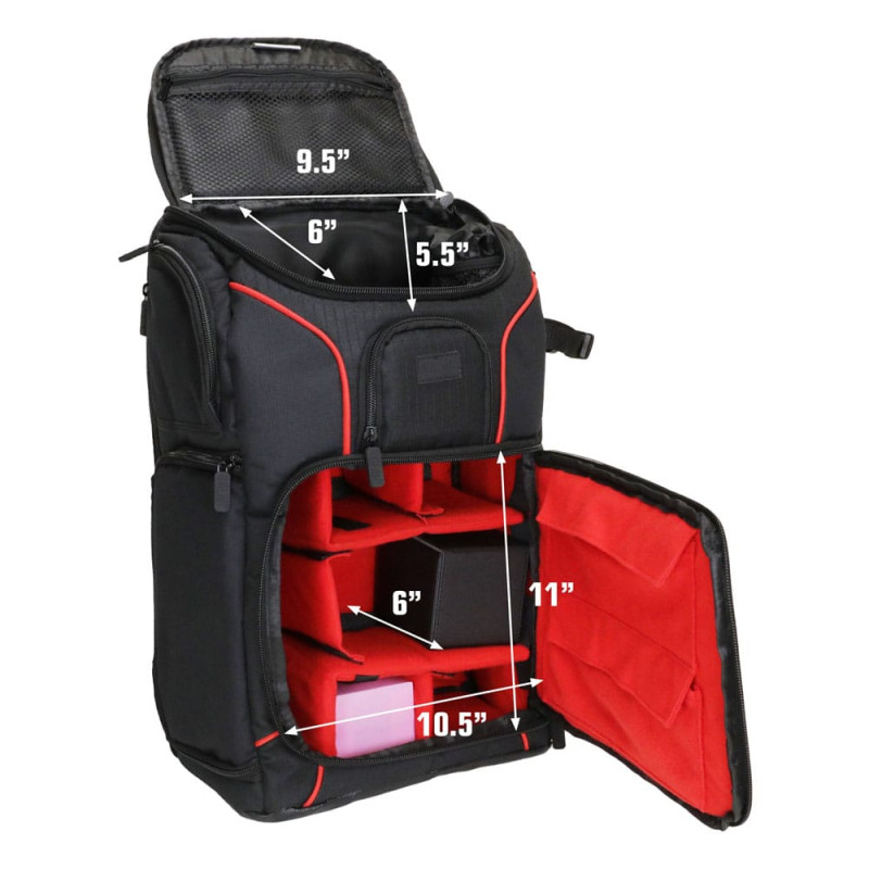 USA Gear MTG Backpack Red 2