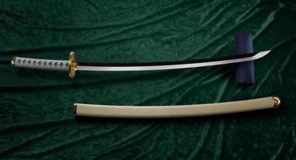 One Piece Proplica Replicas 1/1 Roronoa Zorro Three Sword Style Swords Set 95 cm 3