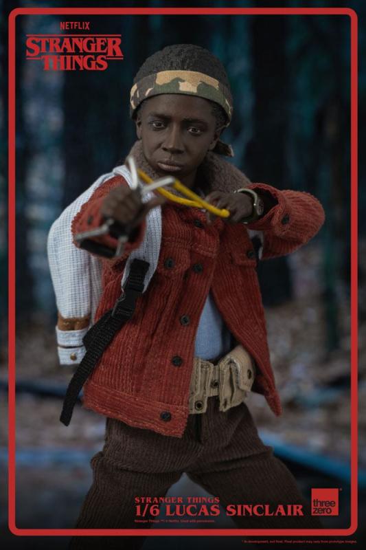 Stranger Things Action Figure 1/6 Lucas Sinclair 23 cm