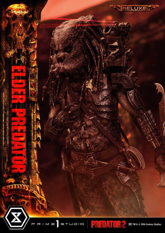 Predator 2 (Film) Museum Masterline Statue 1/3 Elder Predator DX Bonus Version 94 cm 7