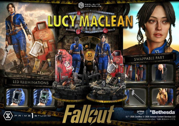 Fallout (TV Series) Real Elite Masterline Series Statue 1/4 Lucy MacLean Bonus Version 59 cm 6