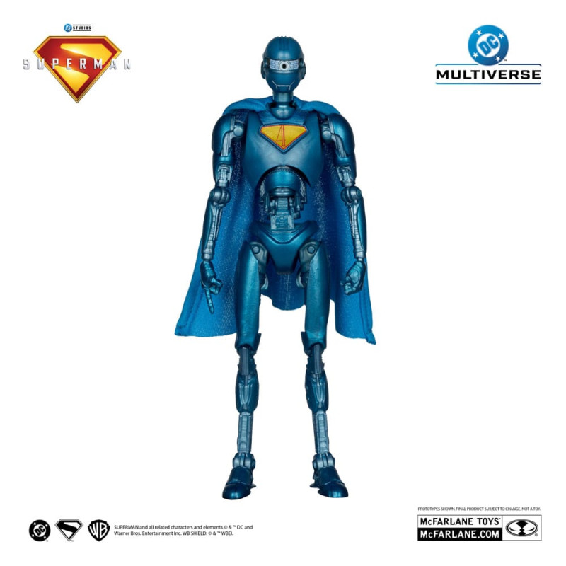 Superman (2025) DC Multiverse Deluxe Action Figure Superman Robot (Red Platinum Edition) 18 cm 5