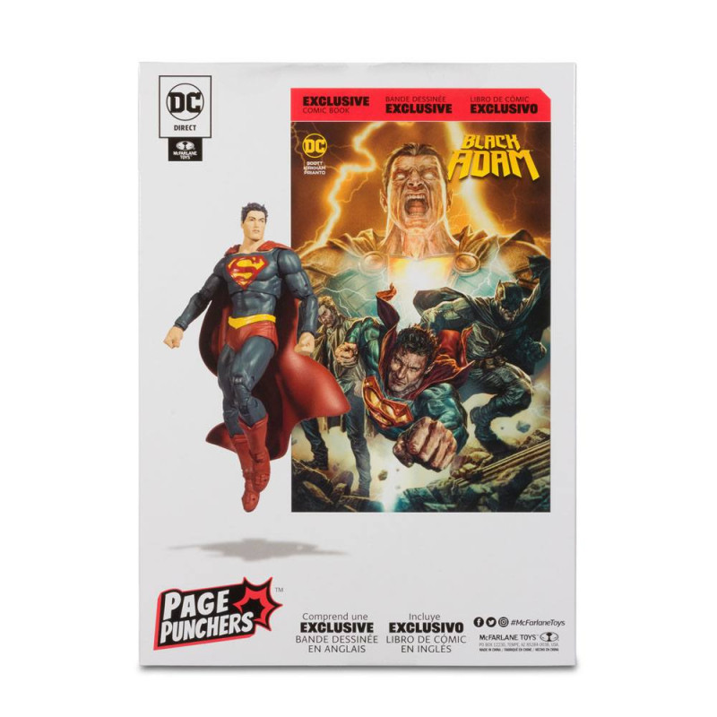 DC Black Adam Page Punchers Action Figure Superman 18 cm 5