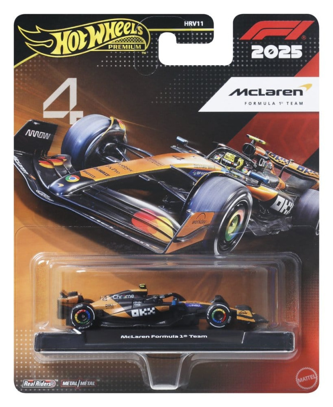 Formula 1 Hot Wheels Premium Die-Cast Vehicle 1:64 Team McLaren: Driver 2 1