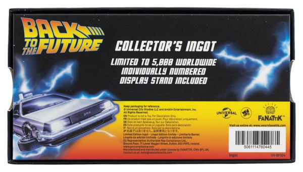 Back to the Future Ingot Stained Glass-Style Limited Edition 4