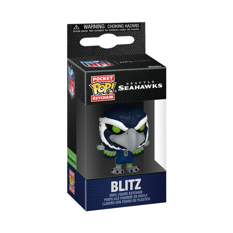 NFL POP! Vinyl Keychains 4 cm Seahawks- Blitz Display (12) 1