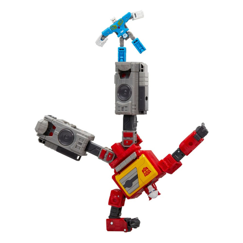 The Transformers: The Movie Generations Studio Series Voyager Class Action Figure Autobot Blaster & 8