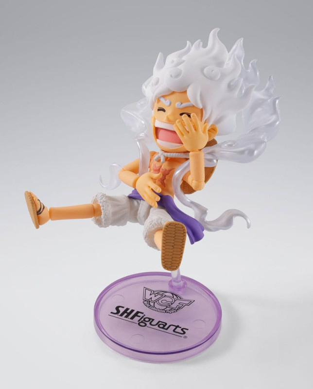 One Piece World Collactable Figures x S.H. Figuarts Action Figure Monkey D. Luffy Gear 5 8 cm 1