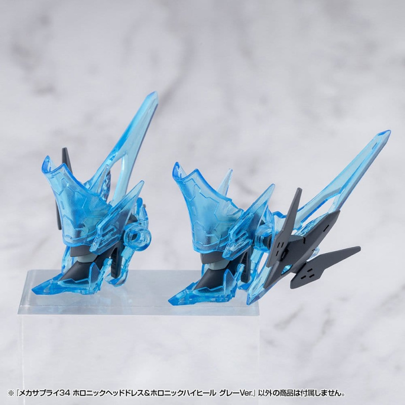 Kotobukiya M.S.G. Model Kit Accessory Set Mecha Supply 34 Holonic Headdress & Holonic High Heels Gre 4