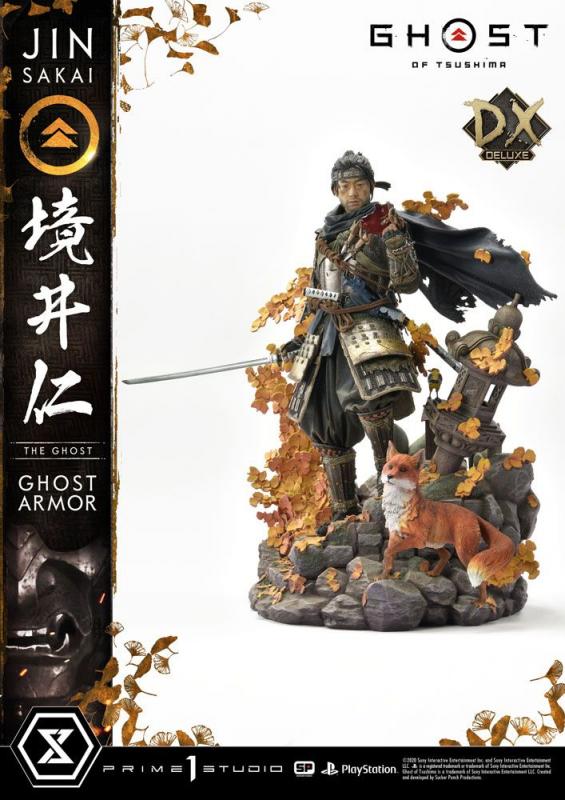 Ghost of Tsushima Statue 1/4 Jin Sakai Deluxe Bonus Version 58 cm