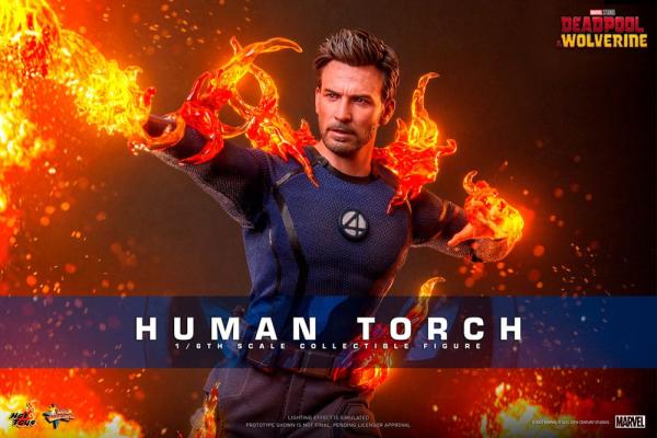 Deadpool & Wolverine Movie Masterpiece Action Figure 1/6 Human Torch 31 cm 1