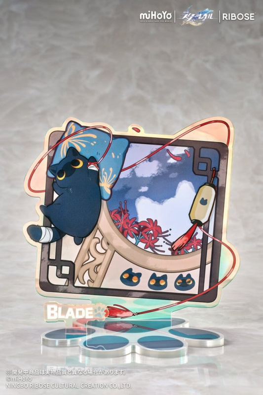 Honkai: Star Rail Rise Up+ Chibi Cat Series Chibi Figure Blade Ver. 19 cm 5