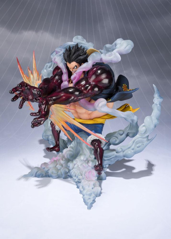 One Piece FiguartsZERO PVC Statue Monkey D. Luffy Gear 4 Leo Bazooka Reissue 18 cm 2