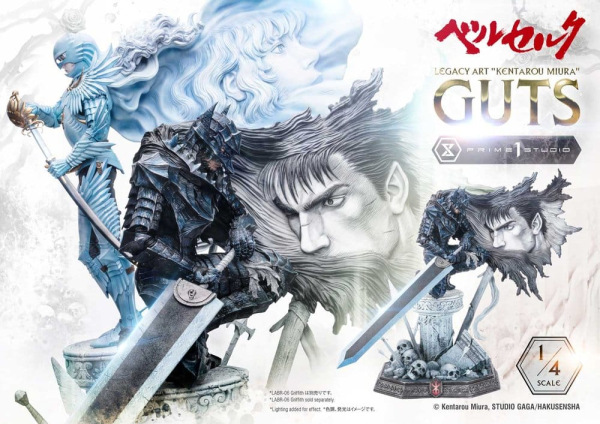 Berserk Legacy Art "Kentarou Miura" Statue 1/4 Guts 74 cm 1