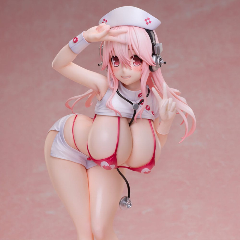 Super Sonico PVC Statue 1/6 Super Sonico Nurse Bikini Ver. 22 cm 6