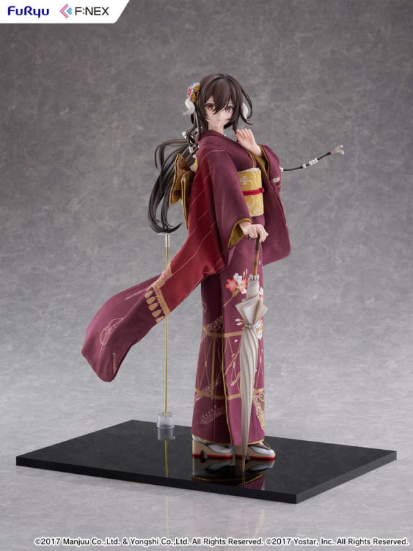 Azur Lane F:Nex PVC Statue 1/4 Mikasa blue flower komachi Ver. Japanese Doll 43 cm 13