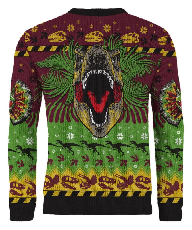 Jurassic Park Christmas Sweater Happy Rexmas Size XXXL 1