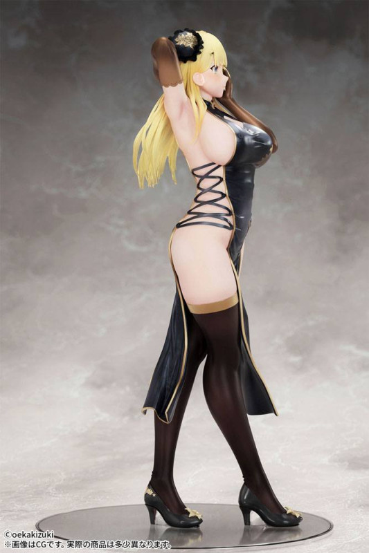 Original Character Statue 1/7 China Girl Black Ver. Illustrated by Oekakizuki 20 cm 9
